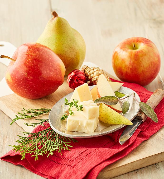 Classic Pears, Apples, and Cheese Gift